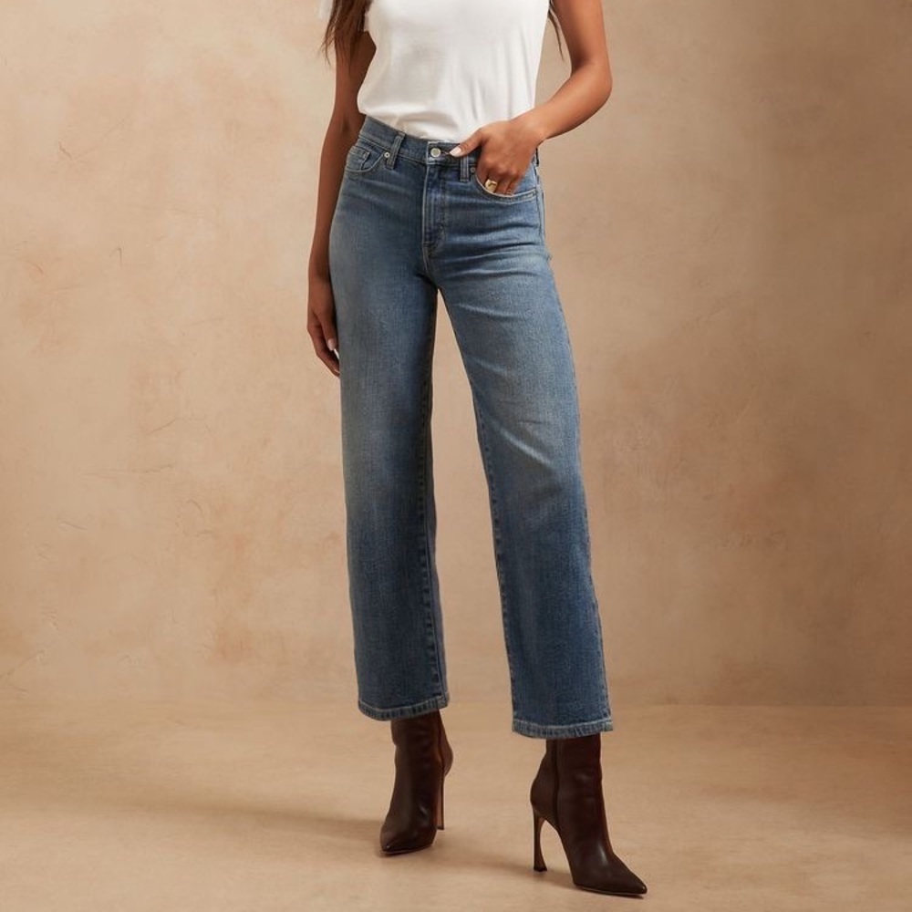 Trendy wide leg Arizona Jeans